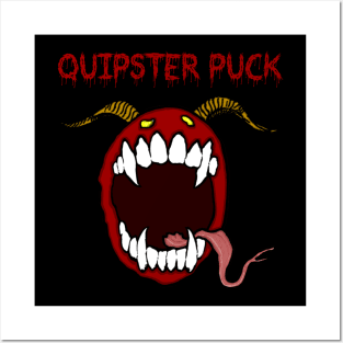 Bloody Quipster Puck Posters and Art